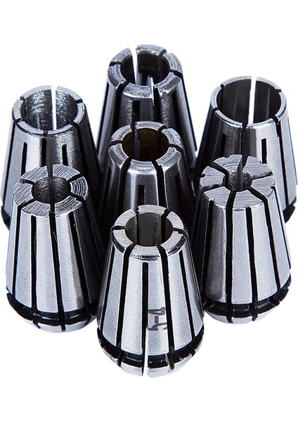 7 Adet 1-7mm ER11 Collet Chuck Aracı Uçları Tutucu Yaylı Pens Cnc Oyma Makinesi ve Freze Torna Aracı modelleri