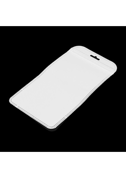 50 Adet Zip Kilidi Beyaz Şeffaf Plastik Ambalaj Çanta Cep Telefonu Kabuk Asmak Delik Torbalar Mühür Paketi modelleri
