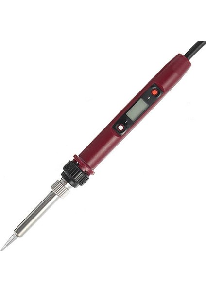 936H 80W 220V L Dijital Termostat Ayarlanabilir Kurşunsuz Elektrikli Havya Mini Lehimleme Istasyonu Ab Fişi (Kırmızı)