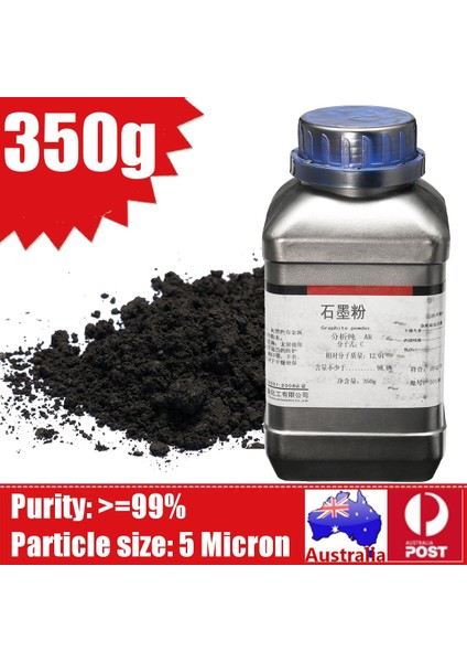 350G 1.76 Oz Şişe Grafit Ince Toz Yağlayıcı 5 Mikron Saflık %99 Laboratuvar Aracı fiyatları