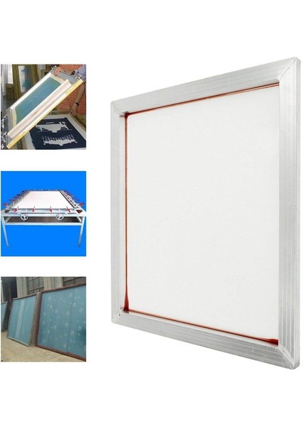 2 Adet A4 Serigrafi Alüminyum Çerçeve Gerilmiş 120T Serigrafi Polyester Baskılı Devre Için Ekran D