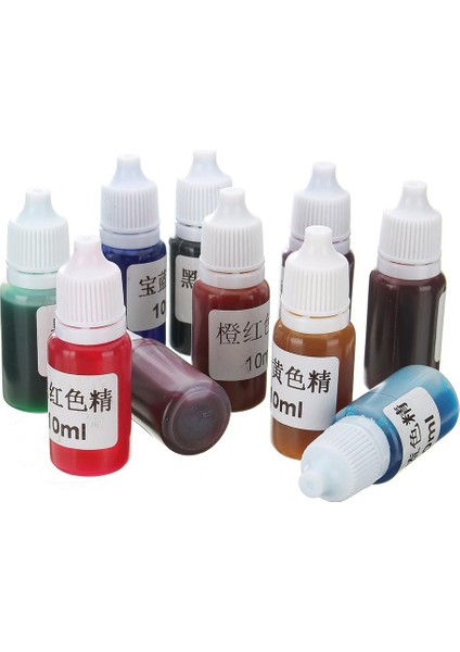 Epoksi Renkli Uv Reçine Renklendirici Boya Renklendiriciresin Pigment Art Crafts Mix 10 Adet fiyatları