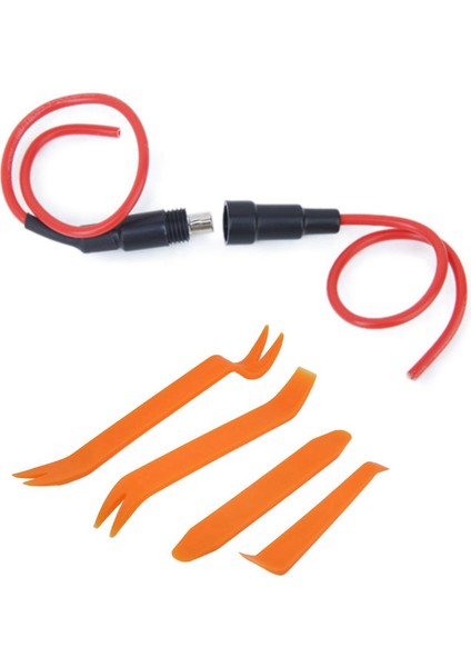 Srıwen 2020 5 Adet 250V 10A Cam Tüp Sigorta Tutucu Sıralı Vidalı Tip Kapak 20MM x 5mm Otomatik Kapı Kaldırma ile Gözetleme Açık Aletler Kiti