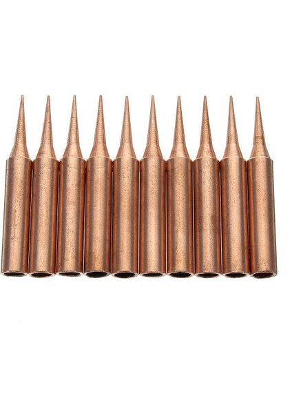 10 Adet Lehim Ucu Kurşunsuz 900M-TI Saf Bakır Havya Ucu 4mm Diamagnetic 936 937