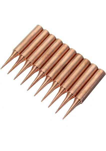 10 Adet Lehim Ucu Kurşunsuz 900M-TI Saf Bakır Havya Ucu 4mm Diamagnetic 936 937 modelleri