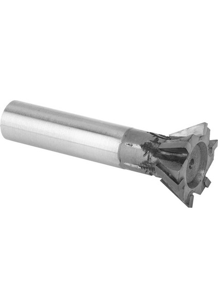 Kırlangıç Kuyruğu Oluk Freze Karbür Çimentolu Düz Şaft 6 Flüt D40XA60°XD20