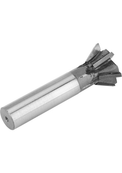 Kırlangıç Kuyruğu Oluk Freze Karbür Çimentolu Düz Şaft 6 Flüt D40XA60°XD20