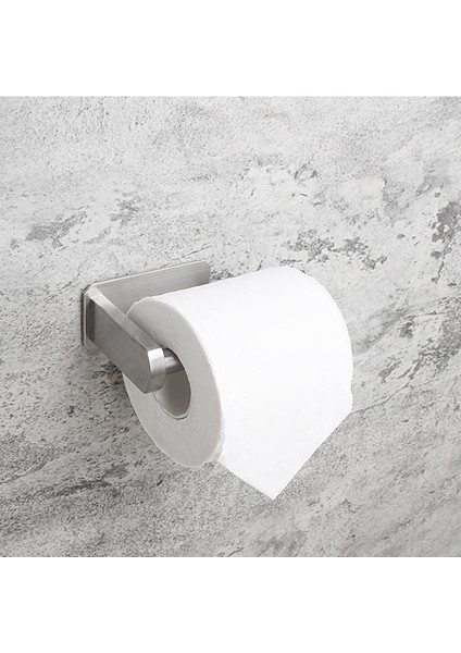 Mutfak Rulo Kağıt Kendinden Yapışkanlı Duvara Montaj T Et Kağıt Tutucu Paslanmaz Çelik Banyo Mendil Havlu Aksesuarları Raf Tutucular