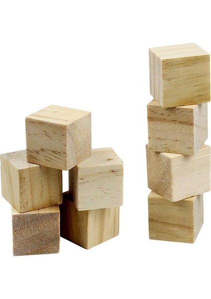100 Adet 1 Inç Boş Ahşap Küpler Ahşap Bloklar Bebek Blokları Bebek Duşu Dıy El Sanatları Oyma Sanat Malzemeleri modelleri