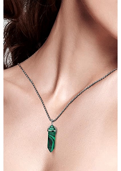 Doğal Malakit Malahit Taşı Kolye fiyatları