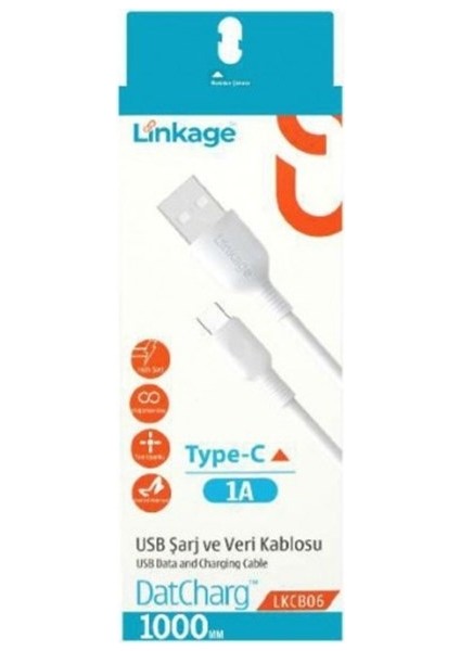 Type-C USB Şarj ve Veri Kablosu Lkcb-06