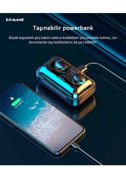Kablosuz Bluetooth 5.0 Kulakiçi Kulaklıklar (Yurt Dışından) fırsatları