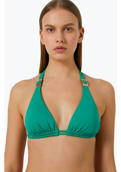 63554 Nil Yeşili Bikini Üstü