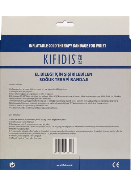 LM-801 El Bileği Için Şişirilebilen Soğuk Kompres modelleri