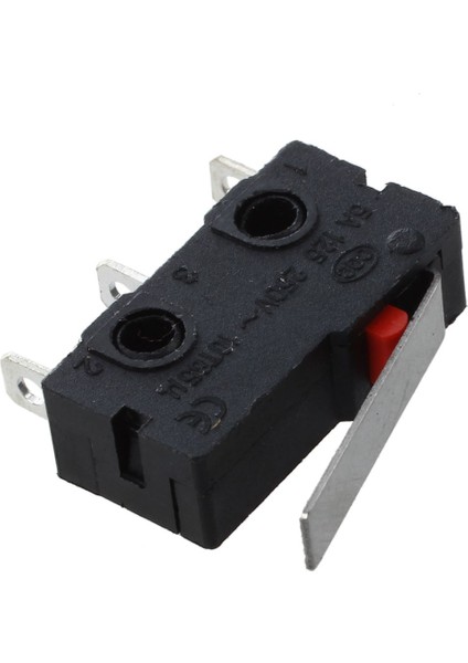 Eıtgzwas 10 Adet Ac 125V 5A Spdt 1no 1nc Kısa Düz Menteşe Kolu Mini Mikro Anahtar(Yurt Dışından)