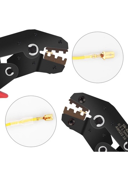 Terminaller Sıkma Alet Takımı Konnektörler Crimper Otomatik AWG26-16 fırsatları