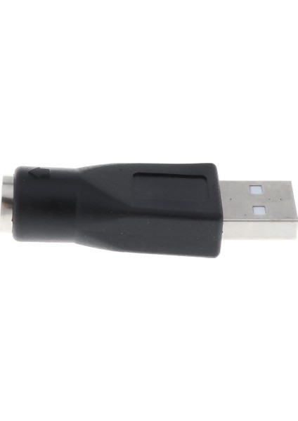 Yedek USB Erkek Ps / 2 Kadın Dönüştürücü Değiştirici Adaptörü Siyah (Yurt Dışından)