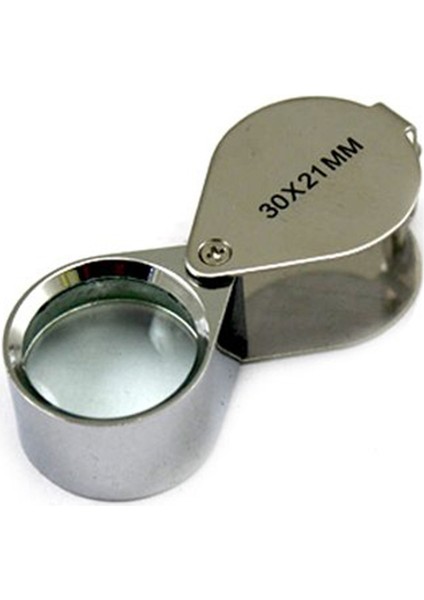6 Adet Mini 30X21MM Kuyumcu Kuyumcu Takı Büyüteç Büyüteç Kutusu ile Gümüş fiyatları
