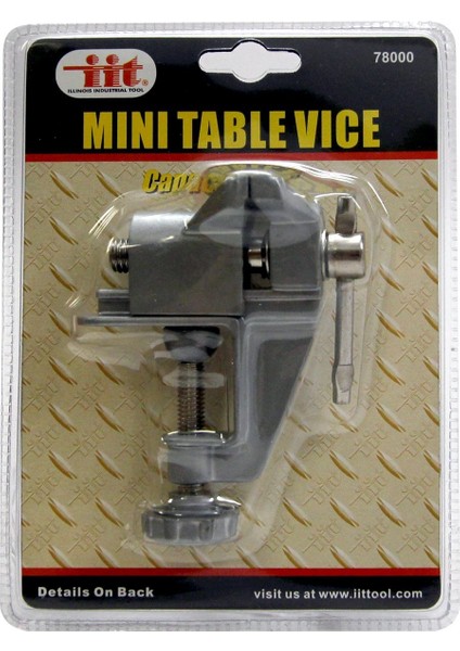 Masa Tezgahında Mini Kelepçe Hobi El Sanatları Mengenesi Aleti ve Metrik Kalınlık Sentil Mastarı (0.02-1.00MM) fırsatları