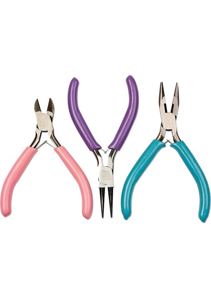 Delgeç El Pensesi Perçin Pensesi ve 3 Adet Pense ile Perçin Delme Zincirli Burun Pensesi Kesici Pense Yuvarlak Burunlu Pense(Yurt Dışından) indirimleri