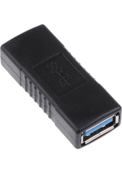 Tipi Kadın-Kadın Usb3.0 Adaptörü Kuplör Cinsiyet Değiştirici Bağlayıcı Siyah (Yurt Dışından)