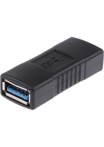 Tipi Kadın-Kadın Usb3.0 Adaptörü Kuplör Cinsiyet Değiştirici Bağlayıcı Siyah (Yurt Dışından)