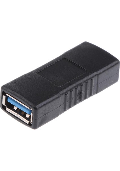 Tipi Kadın-Kadın Usb3.0 Adaptörü Kuplör Cinsiyet Değiştirici Bağlayıcı Siyah (Yurt Dışından)