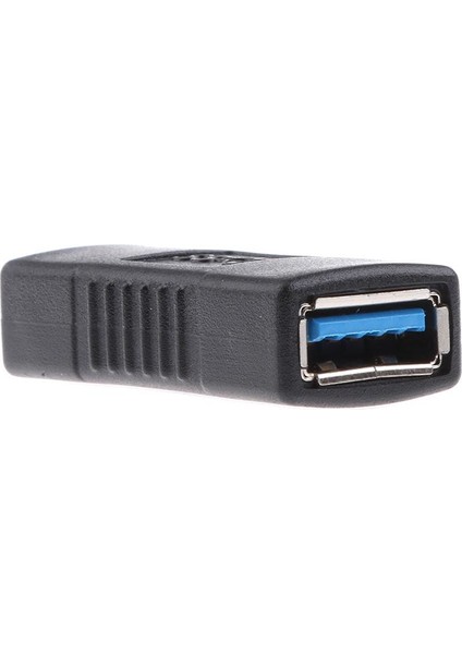 Tipi Kadın-Kadın Usb3.0 Adaptörü Kuplör Cinsiyet Değiştirici Bağlayıcı Siyah (Yurt Dışından)