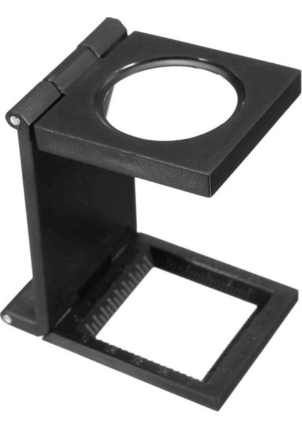 Pratik 10X 28MM Mini Mikroskop Ölçekli Katlanır Büyüteç Büyüteç modelleri