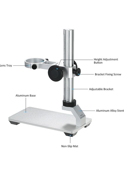 Alet Alüminyum Alaşımlı Dijital Mikroskop Için Stand Braketi Tutucu Çoğu Modele Uygun indirimleri