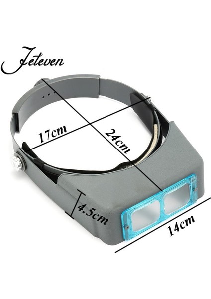 Küresel Koleksiyon --- 4 Lens Kafa Bandı Büyüteç Optivisor Göz Büyüteç Izle Onarım Kaynak Kafası Visor (Yurt Dışından) modelleri