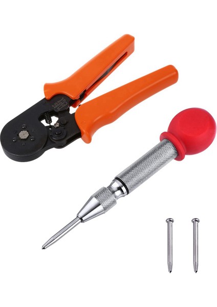 Crimper Pense Hsc8 66 Kendinden Ayarlanabilir Tel Kablo Crimper Sıkma Aletleri 0.256.0mm² Kablo Uç Manşonı ve 5 Inç Otomatik Merkez Delik Delme Işaretleyici Kullanılır(Yurt Dışından) fiyatları