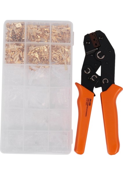 SN48B Soğuk Pres Kelepçe Terminal Kelepçe Aleti 601 Adet 22-16 Awg Için