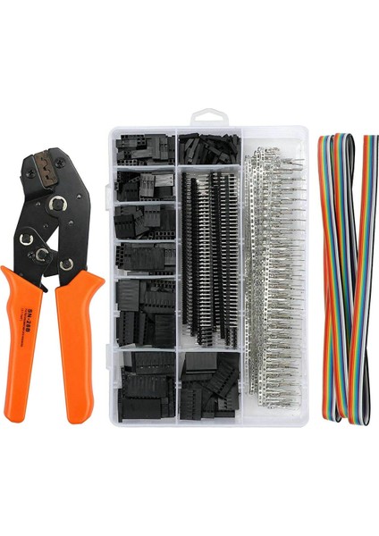 SN-28B Sıkma Pensesi, Cırcırlı Terminal Sıkma Tel Pin Sıkma Aleti 2.54MM 3.96MM 28-18AWG 0.1-1.0mm, Sıkma Pensesi