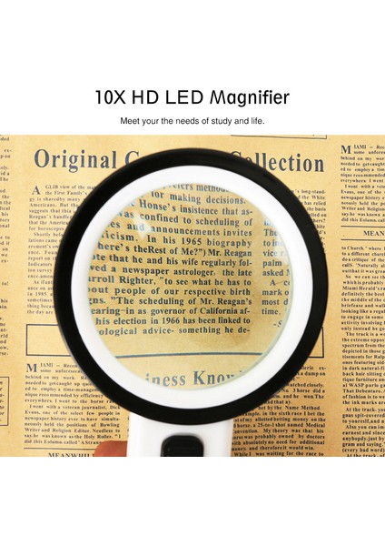 12 LED 10X Işıklı El Büyüteç Büyüteç Okuma Cam Lens Takı Büyüteç modelleri