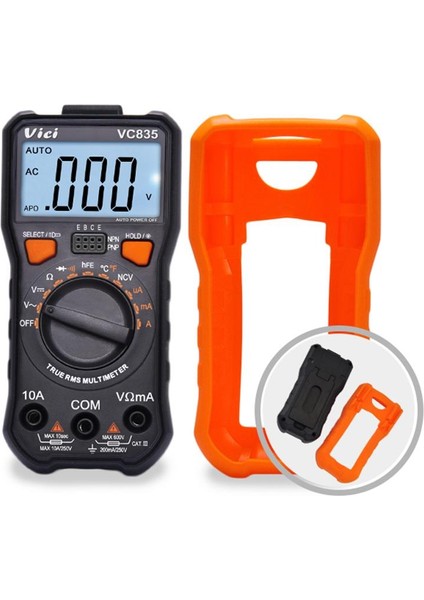 Vici Mini Çok Fonksiyonlu El LCD Dijital Ncv True Rms Multimetre Dc/ac Voltaj Akım Ölçer Sıcaklık Direnci Diyot Test Cihazı fiyatları