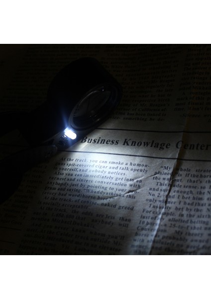 LED 40 x 25MM ile Pratik Işıklı Lens Kuyumcu Büyüteç Göz Büyüteç Büyüteç indirimleri