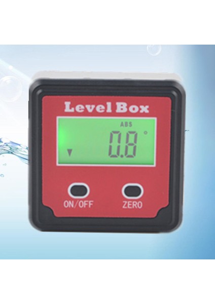 Dijital Inklinometre Elektron Gonyometreleri Manyetik Taban Açı Bulucu Konik Kutu -Siyah&kırmızı fırsatları