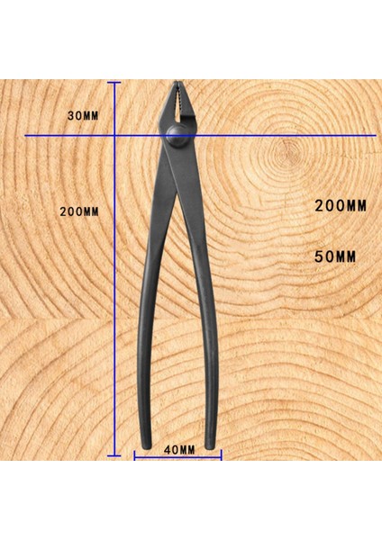 20CM Yuvarlak Kenar Çelik Bahçe Budama Tel Çekme Pensesi Makasları Kalın Dallar Kesici Makas Bonsai Aletleri, Tel Çekme Pensesi indirimleri