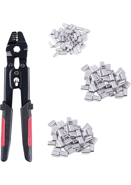 300 Adet Çift Yüksüklü Sıkma Döngü Kiti ile 2.2 Mm'ye Kadar Pense