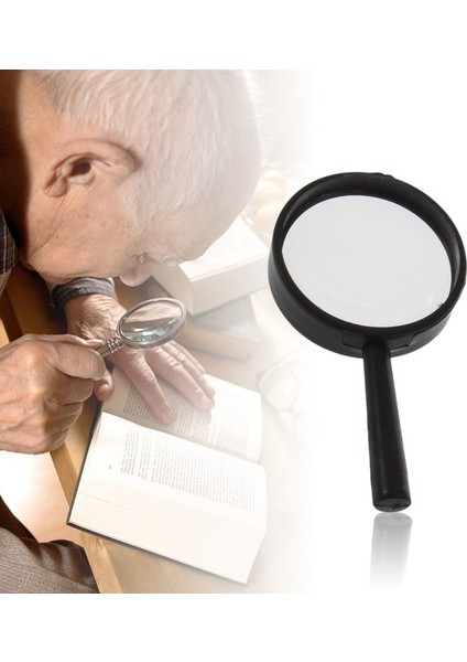 Üst El Okuma 5x Mikro Büyüteç El Tipi Büyüteç Akrilik 25MM indirimleri