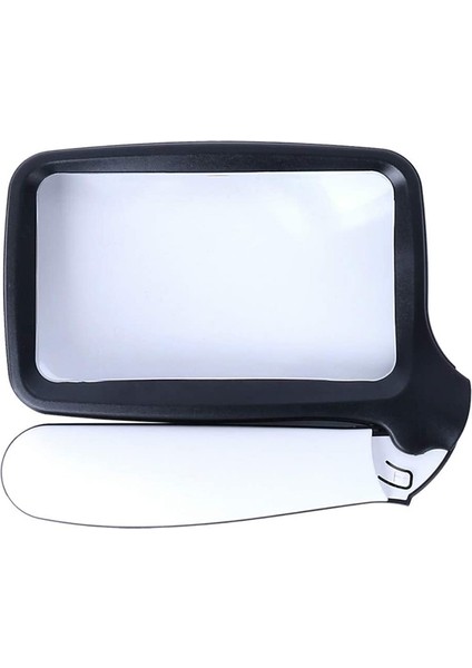 2'li Paket El Sayfa Büyüteç Katlanır Okuma Büyüteç Işıklı 2x 5 LED Işıklı Büyüteçli modelleri