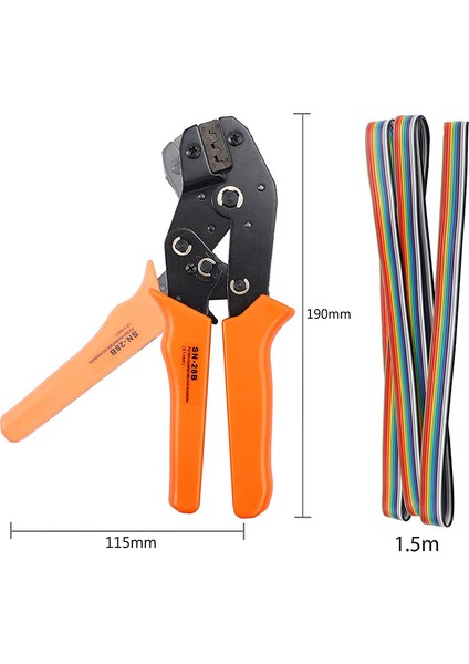 KF2510 Için Dişi / Erkek Pinli Sıkma Konnektörleri 1550PCS fırsatları