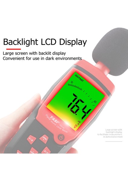【esnek Tedarik】 Taşınabilir Mini LCD Dijital Ses Seviyesi Ölçer Gürültü Ölçüm Cihazı Desibel Izleme Test Cihazı 30-130DB(Yurt Dışından) modelleri