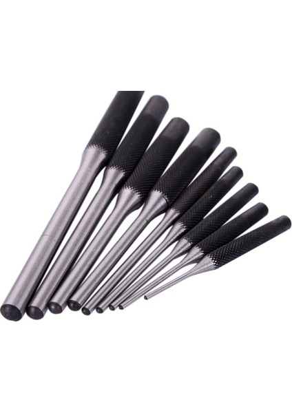 9 Parça Set-Up Punch Yuvarlak Zımba Parçaları Roll Pin Punch Seti Alet Cıvatası Yakalama Roll Pin Punch Alet Takımı fırsatları