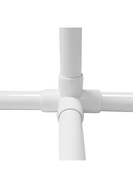 4WAY 1/2 In Tee Pvc Montaj Dirseği - Ağır Hizmet Tipi Pvc Niture Yapın - Pvc Yarım Inç Dirsek Parçaları [12'li Paket] fiyatları