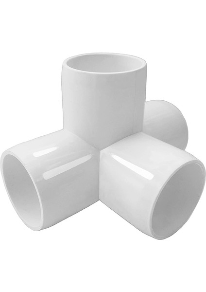 4WAY 1/2 In Tee Pvc Montaj Dirseği - Ağır Hizmet Tipi Pvc Niture Yapın - Pvc Yarım Inç Dirsek Parçaları [12'li Paket] fırsatları
