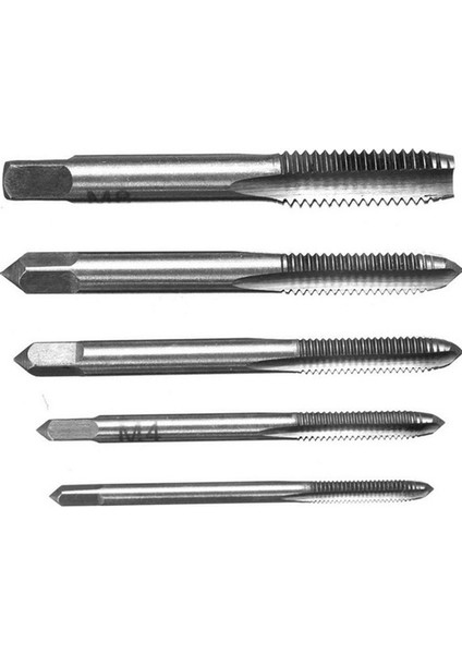 Adet/takım Hss M3 M4 M5 M6 M8 Makinesi Spiral Noktası Düz Yivli Vida Dişi Metrik Fiş El Dokunun Matkap fiyatları