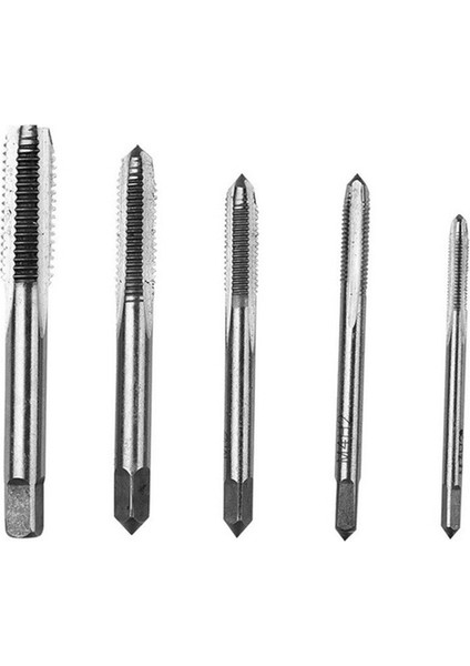 Adet/takım Hss M3 M4 M5 M6 M8 Makinesi Spiral Noktası Düz Yivli Vida Dişi Metrik Fiş El Dokunun Matkap fırsatları