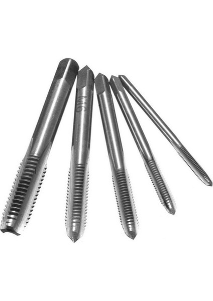 Adet/takım Hss M3 M4 M5 M6 M8 Makinesi Spiral Noktası Düz Yivli Vida Dişi Metrik Fiş El Dokunun Matkap indirimleri